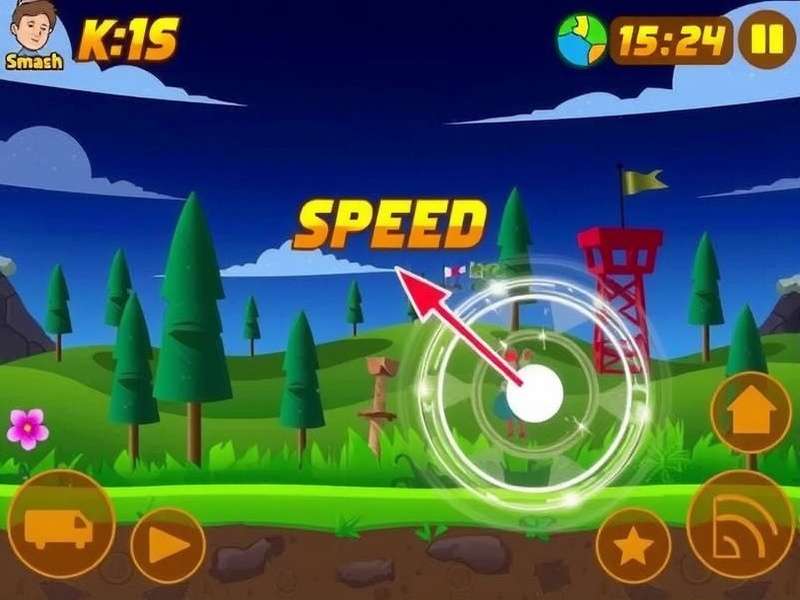 Speed Spin Smash Gameplay Screenshot